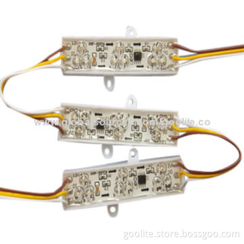 9-LED WS2811 RGB Module, 12V DC, IP67 Water-resistant, 2 Years Warranty